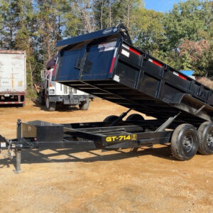 2024 Griffin GT-714 14' T/A Hydraulic End Dump Equipment Trailer 14K