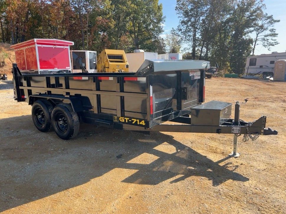 2024 Griffin GT-714 14' T/A Hydraulic End Dump Equipment Trailer 14K - Image 8