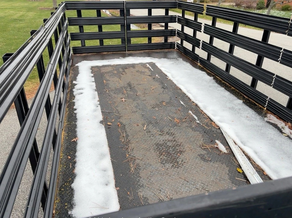 2015 Ford F-550 16' Steel Flatbed Truck Diesel Stakebed A/T Western Plow - Image 8