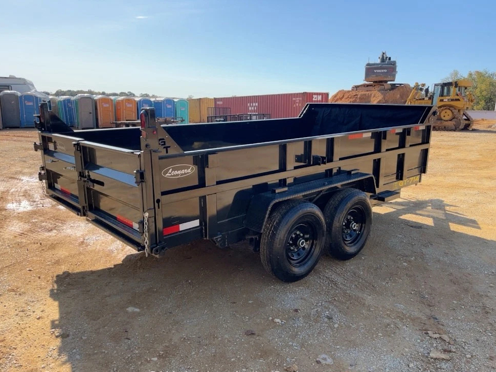 2024 Griffin GT-714 14' T/A Hydraulic End Dump Equipment Trailer 14K - Image 2