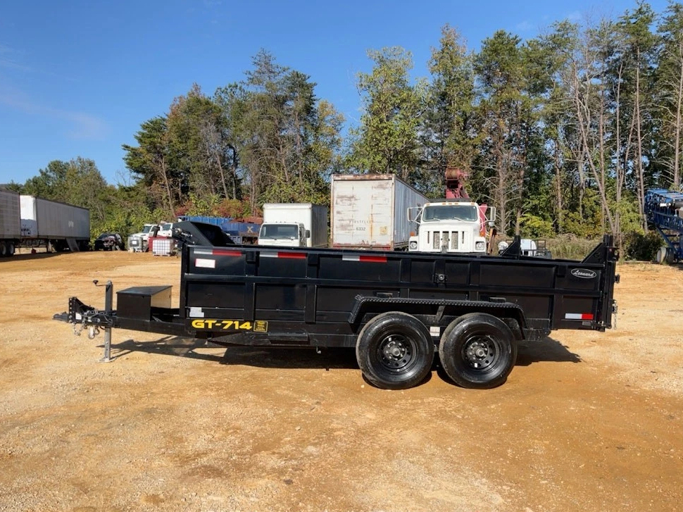 2024 Griffin GT-714 14' T/A Hydraulic End Dump Equipment Trailer 14K - Image 7