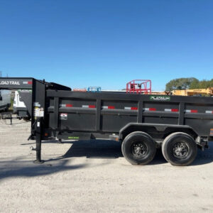 2025 Load Trail Platinum T/A 14K Gooseneck Hydraulic Dump Trailer Tarp